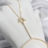 Bouquet Bouqtique Gold Renk Pirinç Zirkon Taşlı Yıldız Model Şahmeran BQT35SN789
