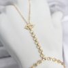 Bouquet Bouqtique Gold Renk Pirinç Zirkon Taşlı Göz Model Şahmeran BQT35SN779