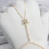 Bouquet Bouqtique Gold Renk Pirinç Zirkon Taşlı Deniz Yıldızı Model Şahmeran BQT35SN791