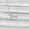 Bouquet Bouqtique Pirinç Gümüş Renk Kalp Ritmi Model Kadın Kolye BQT35BKO11123