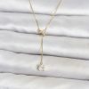 Bouquet Bouqtique Pirinç Gold Renk Asansörlü Model Kadın Kolye BQT35BKO11126