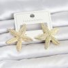 Bouquet Bouqtique Gold Renk Pirinç Deniz Yıldızı Model Kadın Küpe BQT35BKP11851