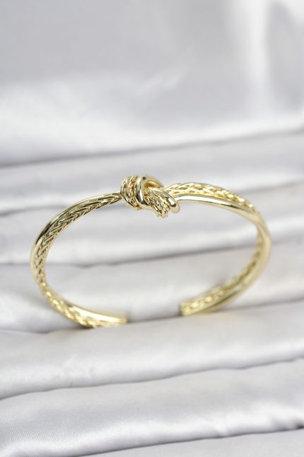 Bouquet Bouqtique Gold Renk Düğüm Model Pirinç Kadın Bileklik BQT35BB8552