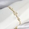 Bouquet Bouqtique Gold Renk Pirinç Sedefli Asansörlü Kadın Bileklik BQT35BB8548