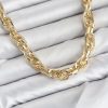 Bouquet Bouqtique CM Kalın Burgu Model Gold Renk 60 cm Kadın Kolye BQT35BKO11129