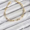 Bouquet Bouqtique CM Gold Renk Yıldız Model Zirkon Taşlı Pirinç Kadın Bileklik BQT35BB8602