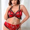 Fantazi Zincirli Deri Body Harness, Ağı Açık Fantazi Giyim - APFT1175