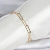 Bouquet Bouqtique CM 14K Gold Renk Kalın Ataç Zincir Model Kadın Bileklik BQT35BB8296
