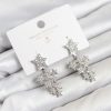 Bouquet Bouqtique Yıldız Model Gümüş Renk Zirkon Taşlı Küpe BQT35BKP11892