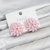Bouquet Bouqtique Pembe Renk Kristal Taşlı Çiçek Model Kadın Küpe BQT35BKP11931
