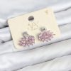 Bouquet Bouqtique Pembe Zirkon Taşlı Gümüş Swan Kuğu Model Kadın Küpe BQT35BKP11941