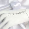 Bouquet Bouqtique Gümüş Renk Zirkon Taşlı Sıralı Kutup Yıldızı Model Şahmeran BQT35SN806