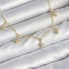 Bouquet Bouqtique Pirinç Gold Renk Sıralı Minimal Kutup Yıldızı Model Kadın Kolye BQT35BKO11145