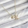 Bouquet Bouqtique Pirinç Gold Renk Minimal Yıldız Model Kadın Kolye BQT35BKO11147