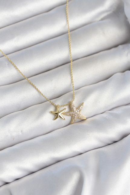 Bouquet Bouqtique Pirinç Gold Renk Minimal Yıldız Model Kadın Kolye BQT35BKO11147