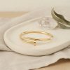 Bouquet Bouqtique 316L Çelik Gold Renk Çivi Model Bileklik BQT35BB4321