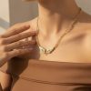 Bouquet Bouqtique Pirinç Gold Renk Zirkon Taşlı Serenay Kolye BQT35BKO11130