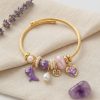 Bouquet Bouqtique Trex ve Kalp Mor Charmlı Bileklik BQT35BB8728