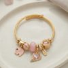 Bouquet Bouqtique Kalp ve Fil Model Pembe Charmlı Bileklik BQT35BB8748