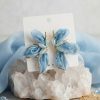 Bouquet Bouqtique Mavi Orkide Model Organze Küpe BQT35BKP11983