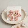 Bouquet Bouqtique Pembe Renk Orkide Model Organze Küpe BQT35BKP11988
