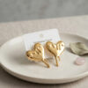 Bouquet Bouqtique 316L Çelik Gold Renk Melting Heart Model Küpe BQT35BKP12020
