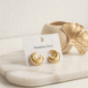 Bouquet Bouqtique 316L Çelik Gold Renk Ay Model Kadın Küpe BQT35BKP12035