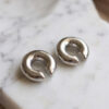 Bouquet Bouqtique 316L Çelik Gümüş Renk Çiftli Earcuff Küpe BQT35BKP12063