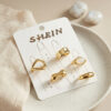Bouquet Bouqtique Gold Renk Pirinç Bohem Yüzük Kombini BYK4262 BQT35BYK4262