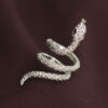 Bouquet Bouqtique Ayarlanabilir Silver Renk Zirkon Taşlı Yılan Yüzük BQT35BYK2236