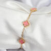 Bouquet Boutique 316L Çelik Gold Renk Pembe Baby Boy Yonca Kadın Bileklik BQT35BB7946