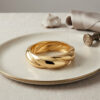 Bouquet Bouqtique Gold Renk Pirinç Sarmal Model Vintage Kalın Kelepçe Bilezik BQT35BB8865