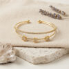 Bouquet Bouqtique Yıldız Model Zirkon Taşlı Gold Renk Kadın Bileklik BQT35BB8880