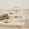 Bouquet Bouqtique Gold Renk Pirinç Bohem Detaylı 6'lı Yüzük Seti BYK4309 BQT35BYK4309